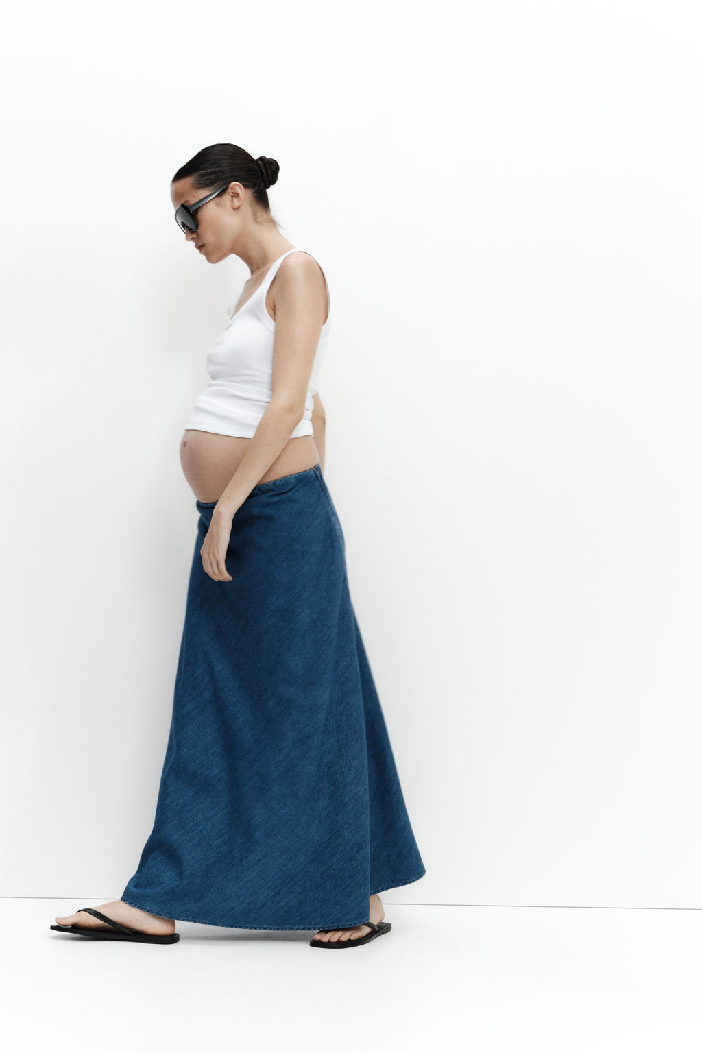 MAMA Falda lencera de sat?n - H&m фото 9