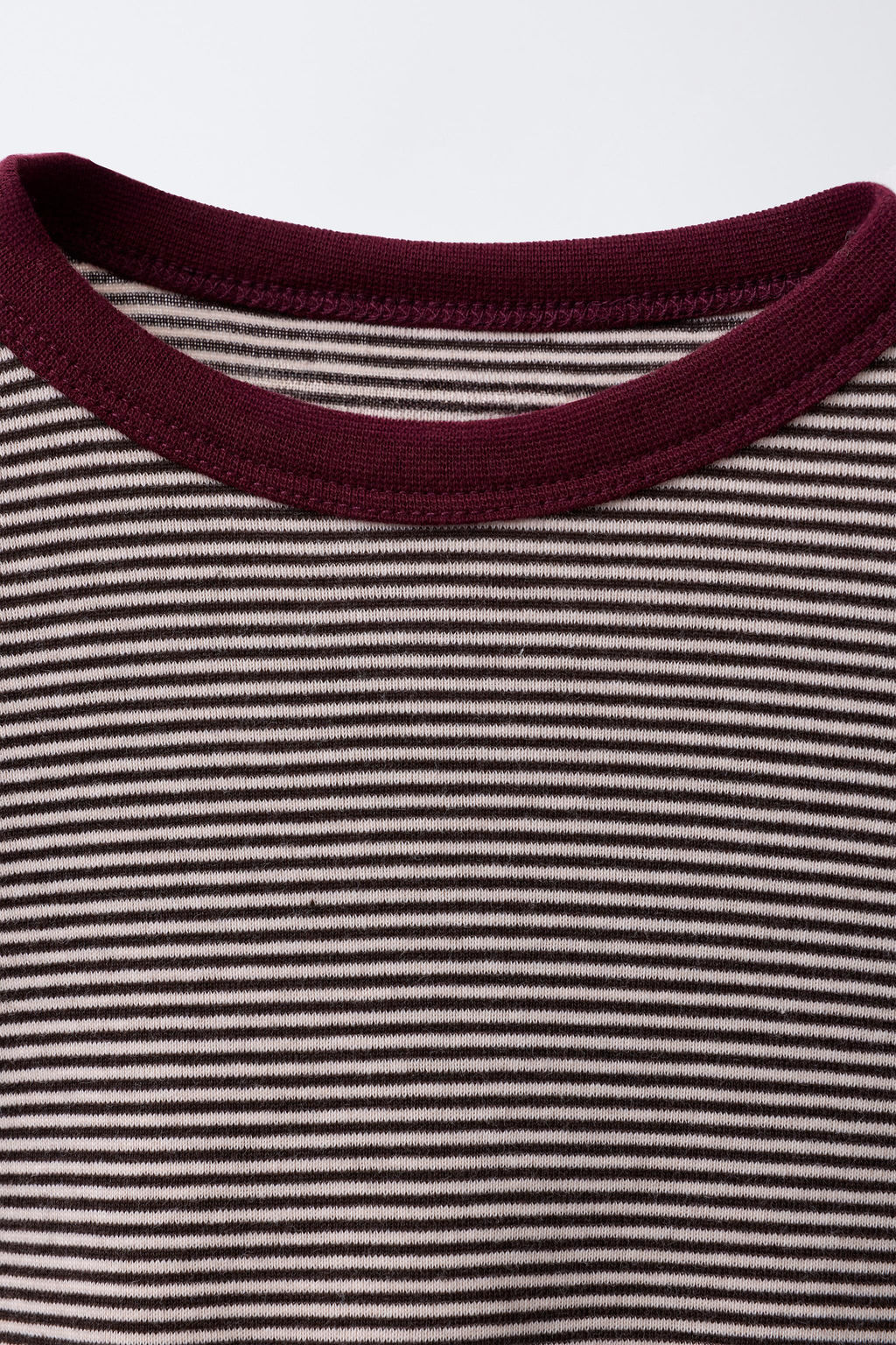 CAMISETA RAYAS / Marr?n - Zara фото 3