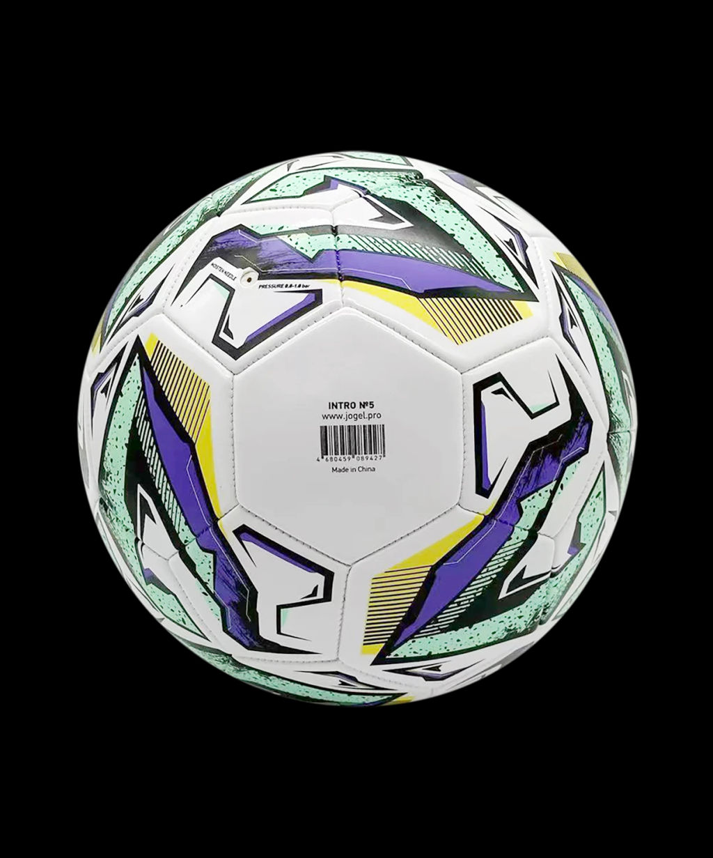Мяч футбольный JOGEL Intro №5, белый  фото 4