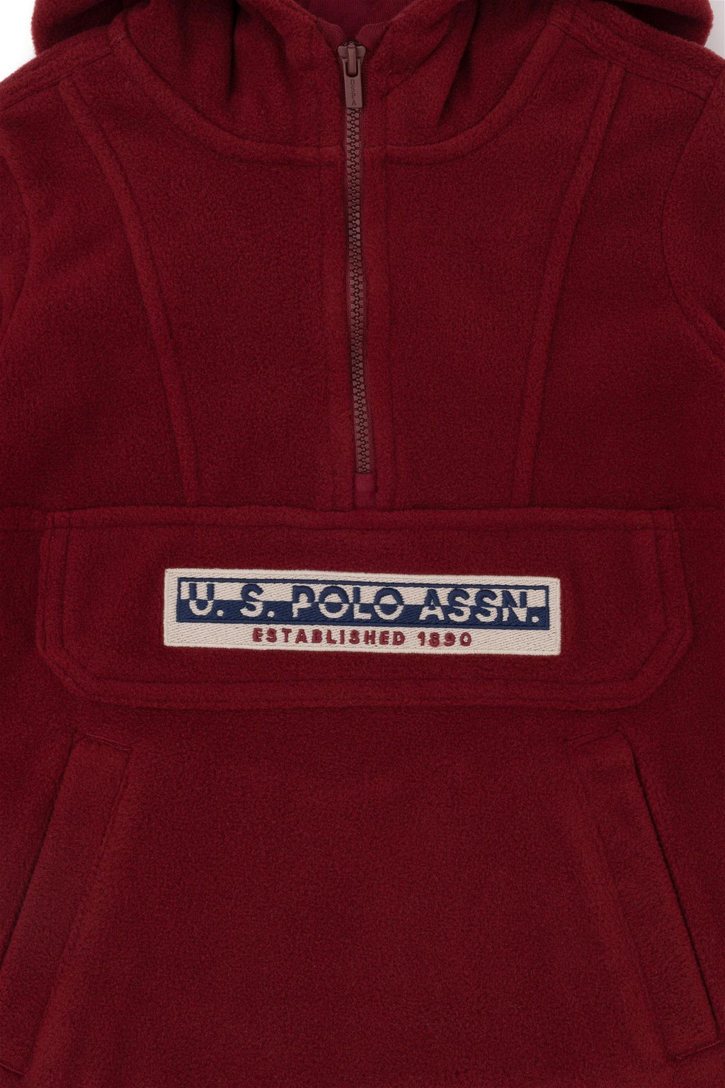 Бордовый красный свитшот для мальчика - U.s. polo assn фото 3