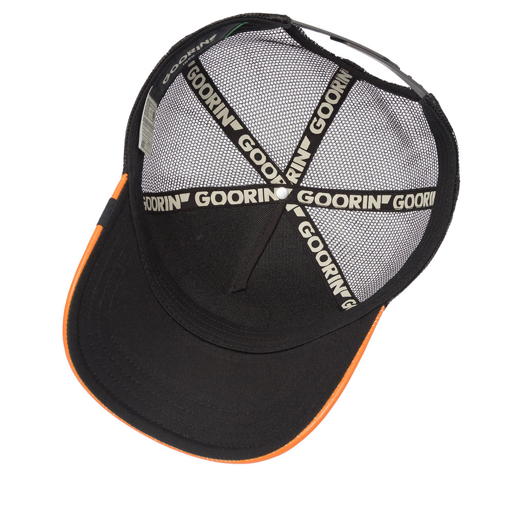 Бейсболка GOORIN BROTHERS арт. 101-2439 (черный / оранжевый)  фото 3