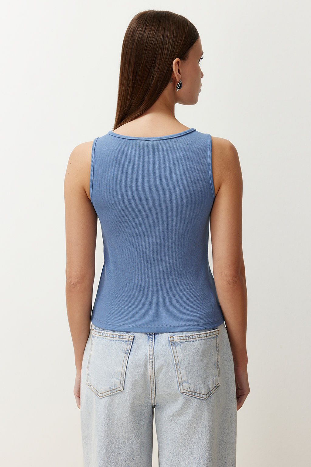 Trendyolmilla Siyah Orme Bluz TWOSS24BZ00306  фото 12