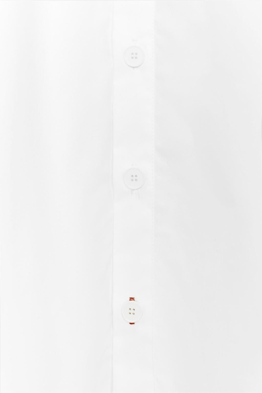ZW COLLECTION POPLIN SHIRT - Zara фото 7