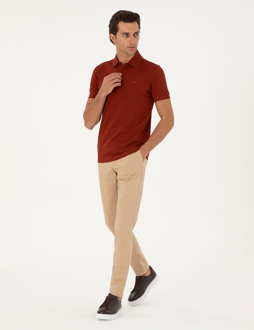 Базовая футболка узкого кроя Tile - Cacharel фото 4