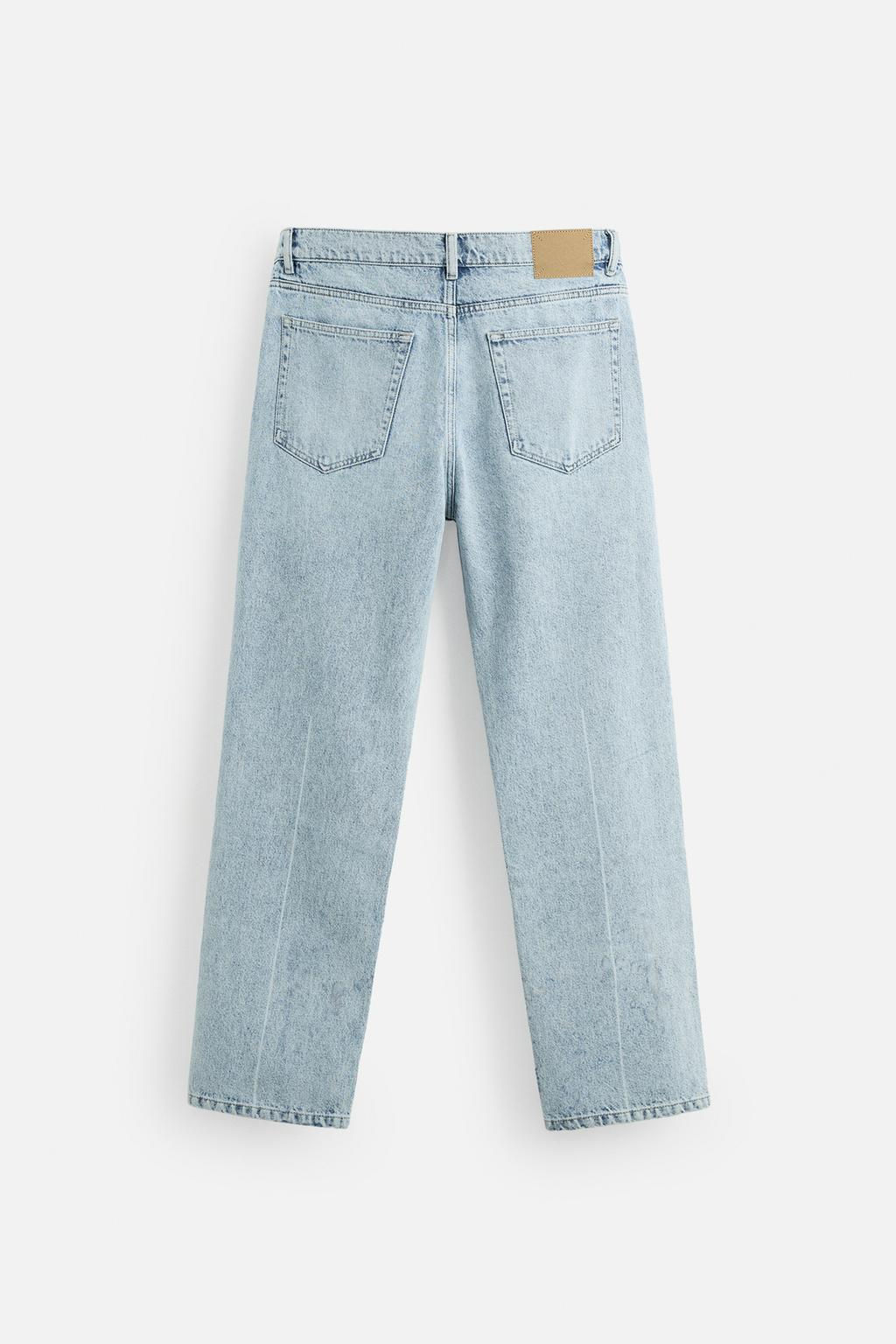 STRAIGHT ANKLE FIT JEANS - Zara фото 8
