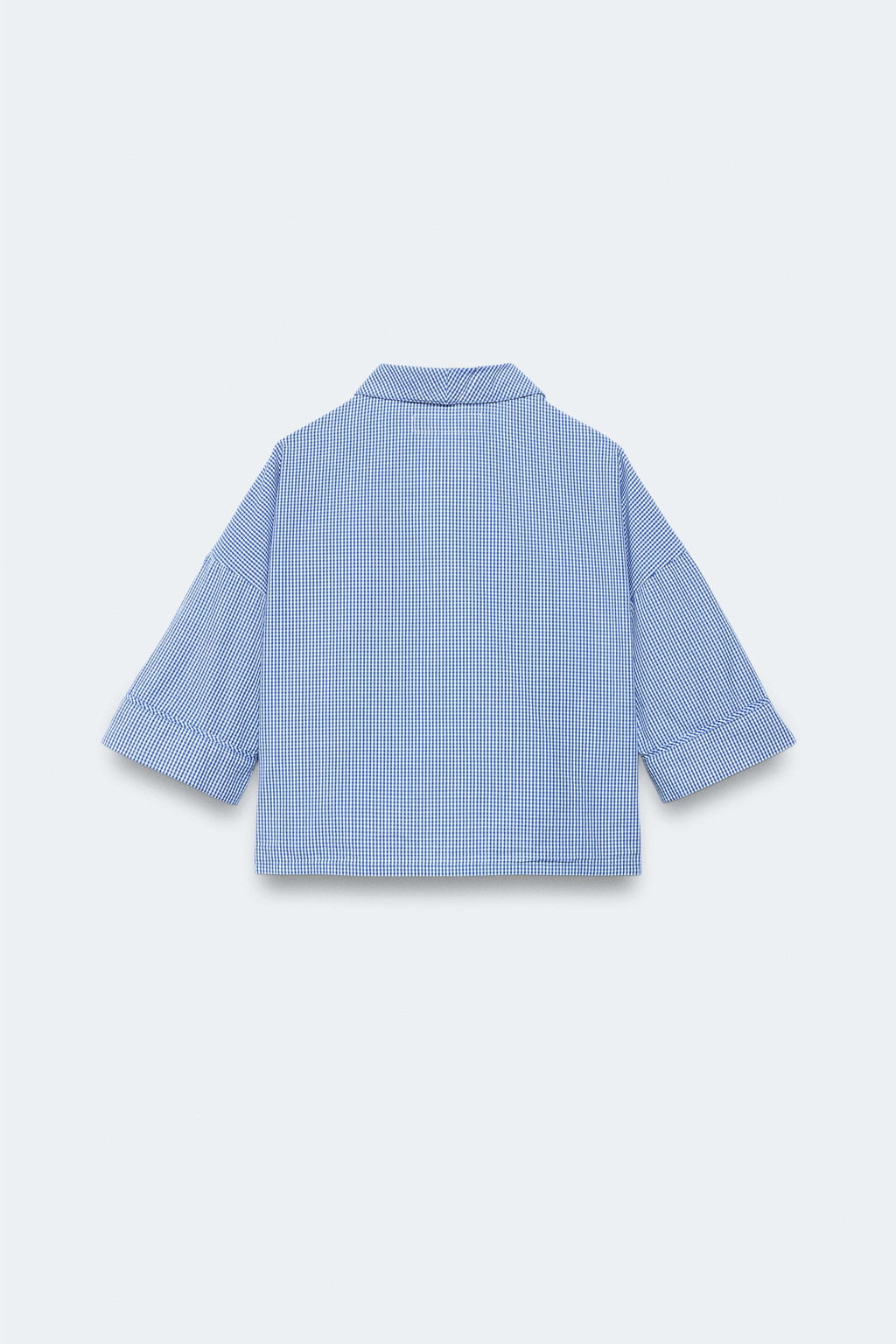 6-14 A?OS/ CAMISA CUADRO VICHY LIMITED EDITION / Azul - Zara фото 2