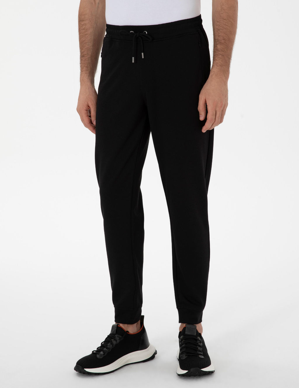 Siyah Regular Fit Pa_as_ Lastikli E_ofman Alt_