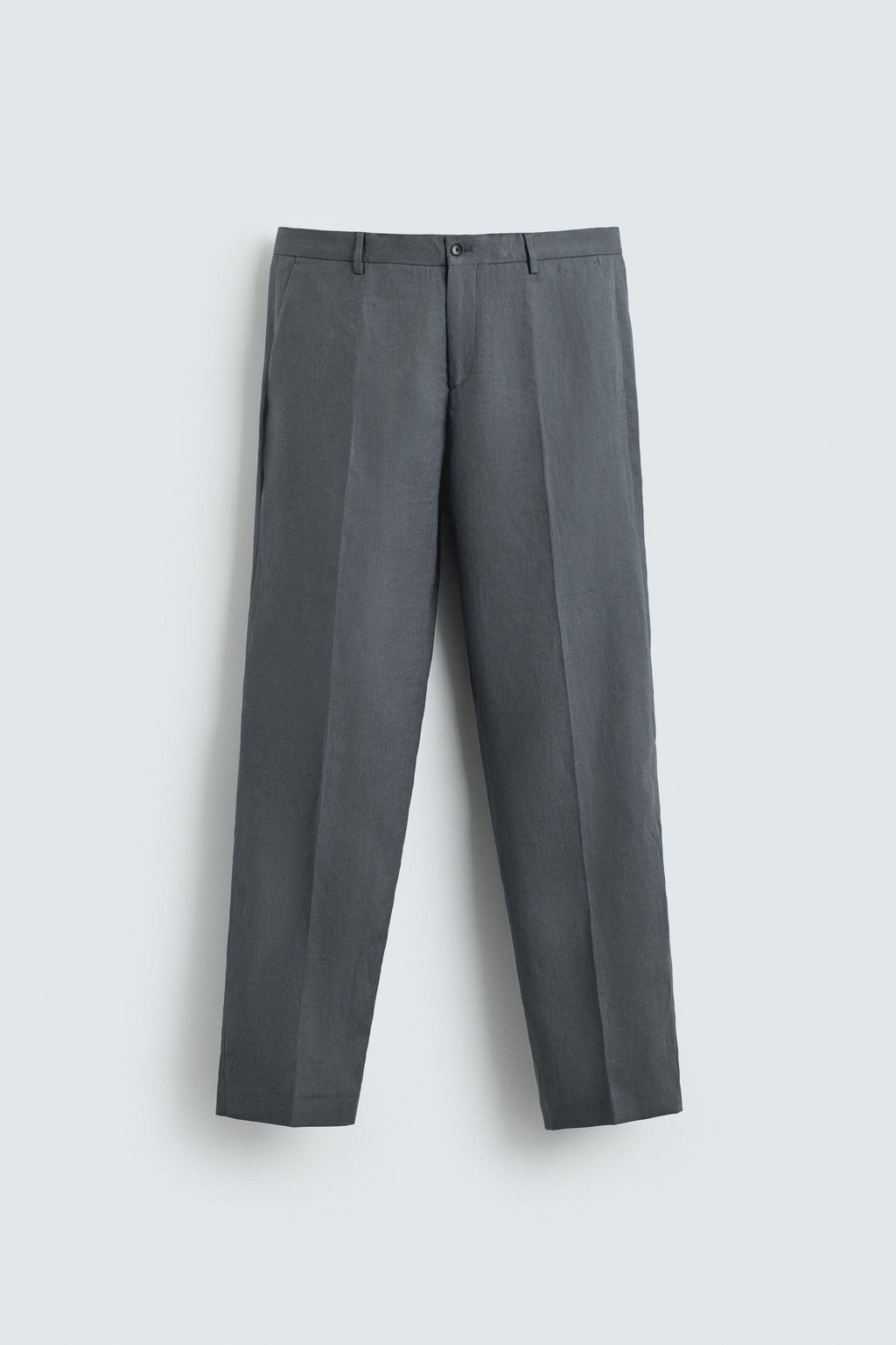 100% LINEN SUIT TROUSERS - Zara фото 5