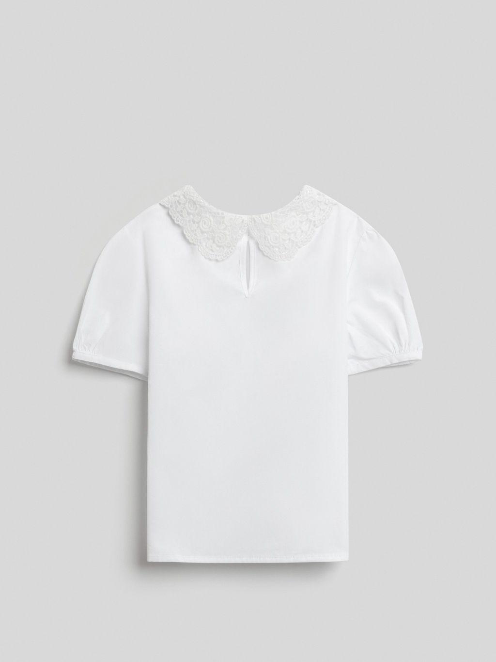 ACOOLA / Блузка детская для девочек Mousse молочный  фото 2