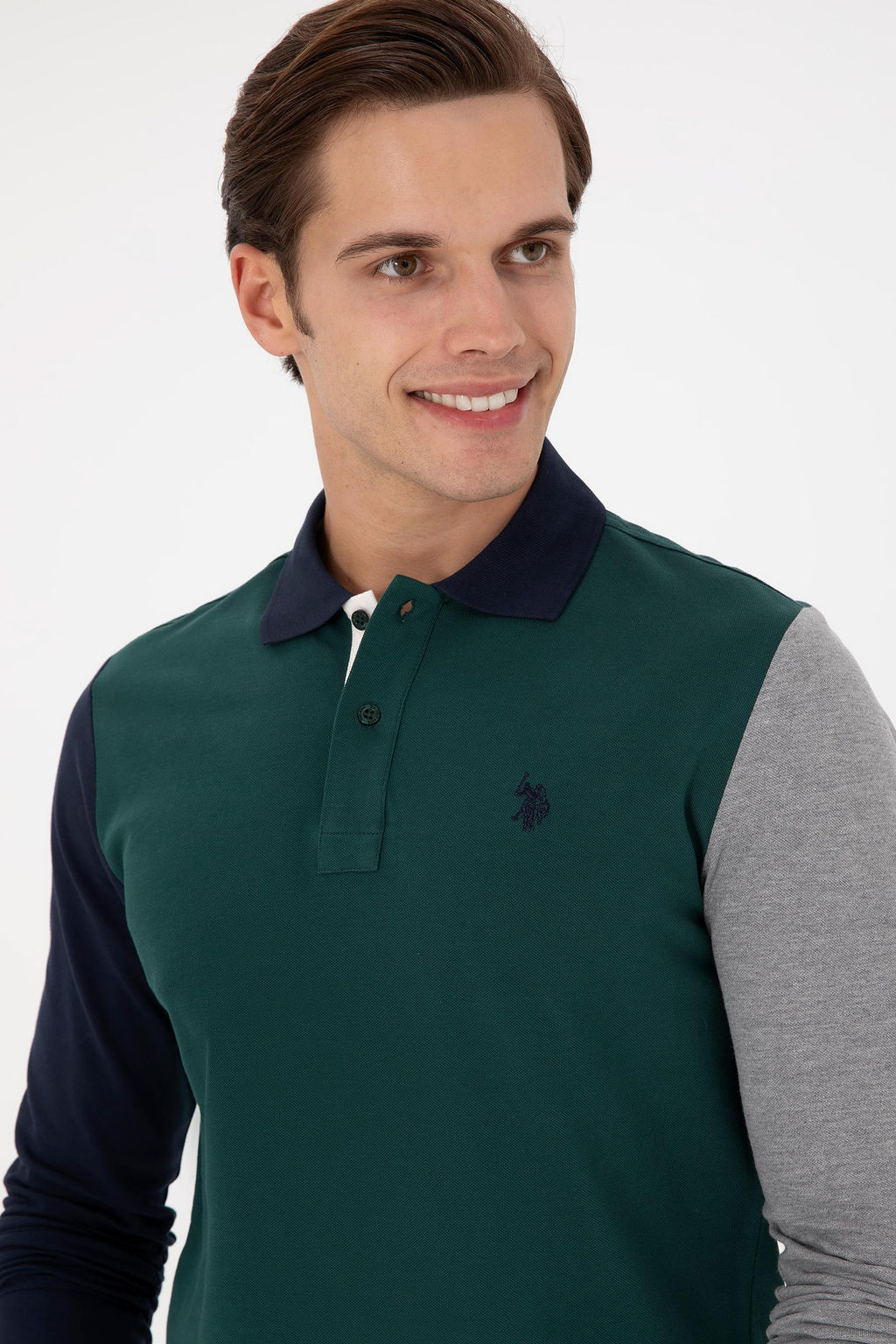 Мужской темно-зеленый свитшот Неожиданная скидка в корзине - U.s. polo assn фото 2