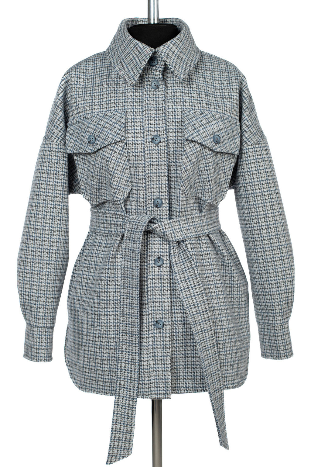 Пальто женское демисезонное (пояс) - El podio фото 11