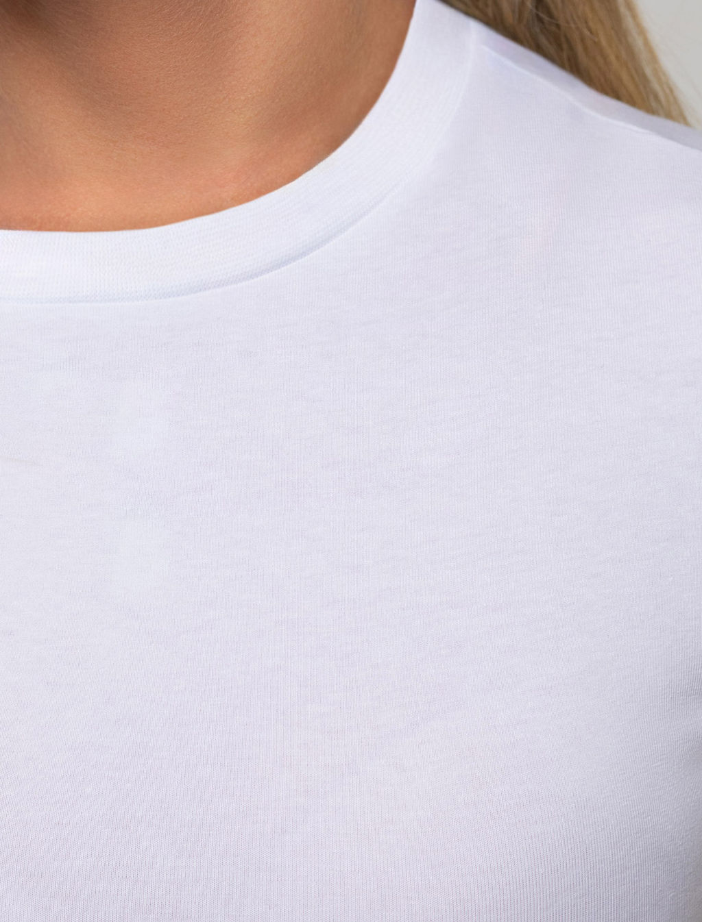 Футболка Vilatte из хлопка с эластаном белая  фото 3