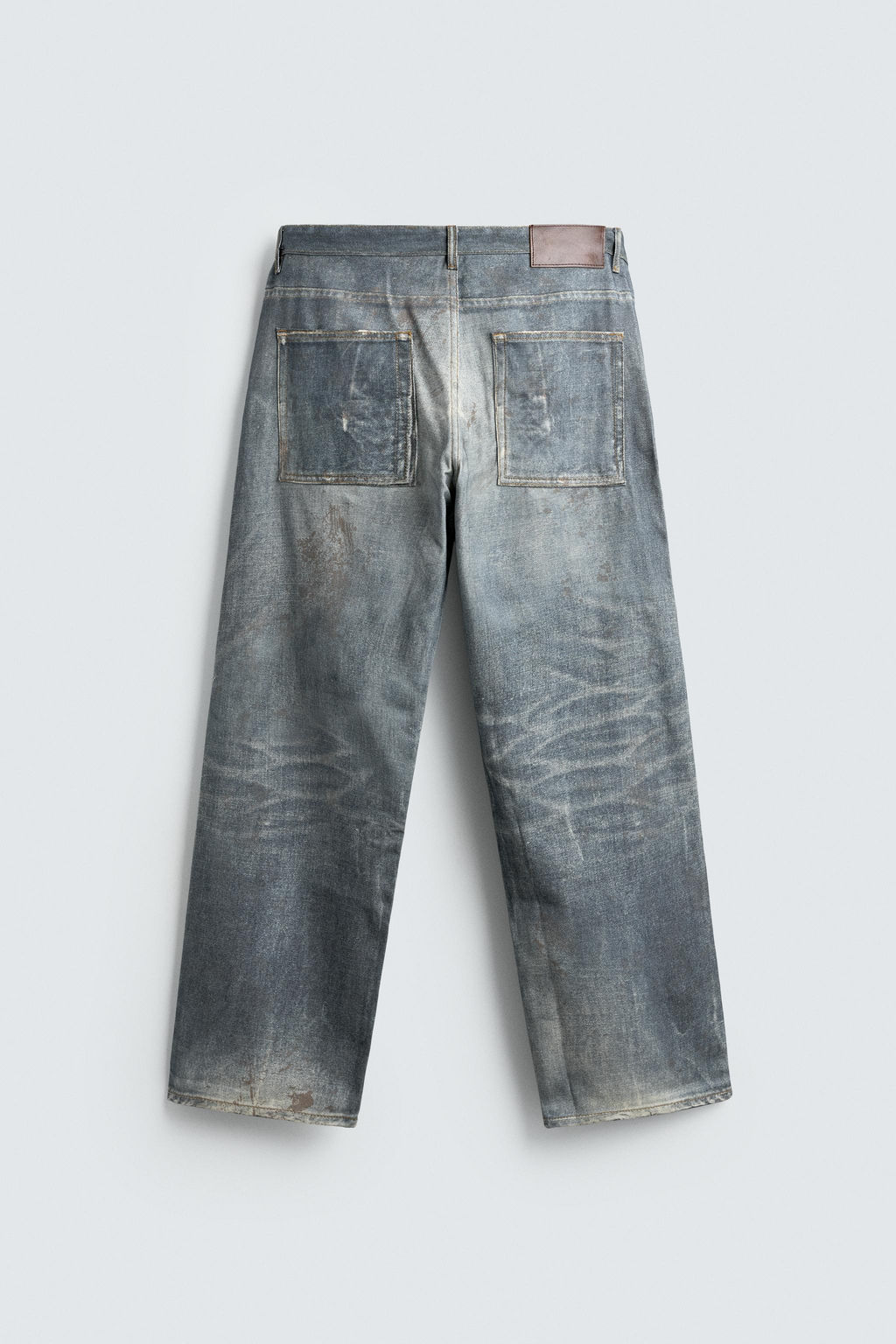 PRINTED BAGGY FIT JEANS