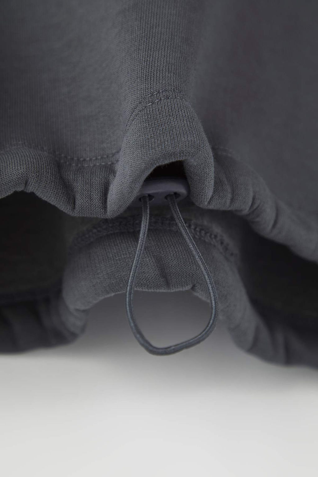 Antrasit Oversize/Genis Kal?p Kal?n Ici Polarl? Orme Sweatshirt TWOAW26SW00115 - Trendyolmilla фото 6