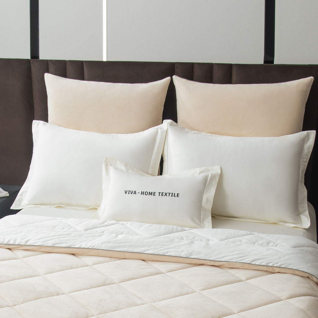 Комплект постельного белья на резинке Сатин Velvet Premium с Одеялом VPR007 180*200*25;160*200*25;140*200*25 Евро 4 Наволочки