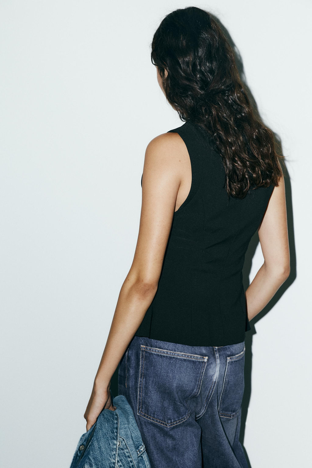 FITTED ZIP TOP - Zara фото 5