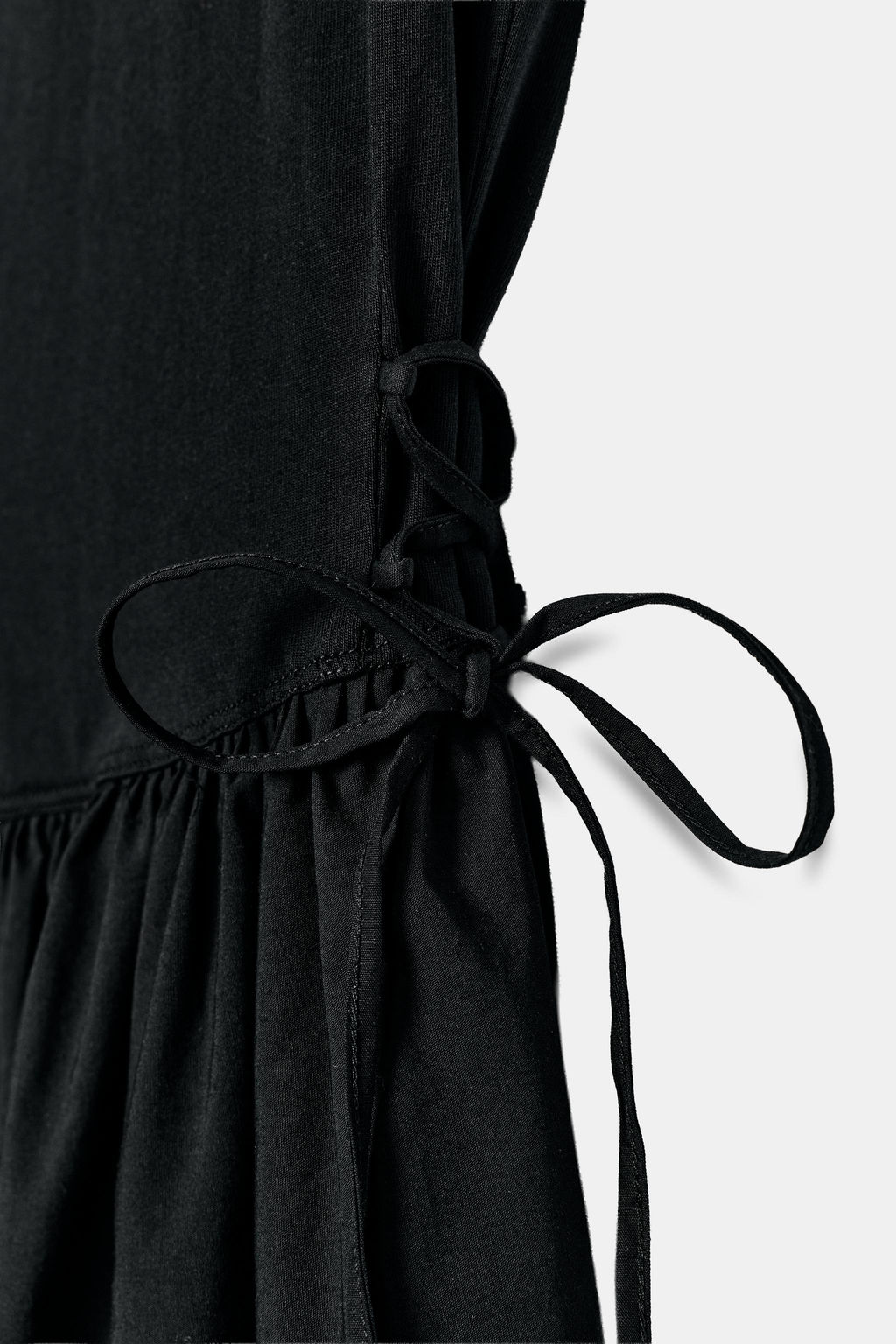 VESTIDO CORTO COMBINADO / Negro - Zara фото 7