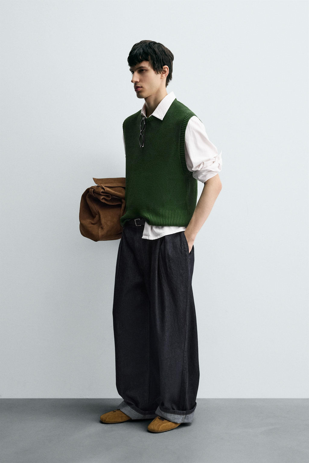 VISCOSE BLEND KNIT VEST - Zara фото 4