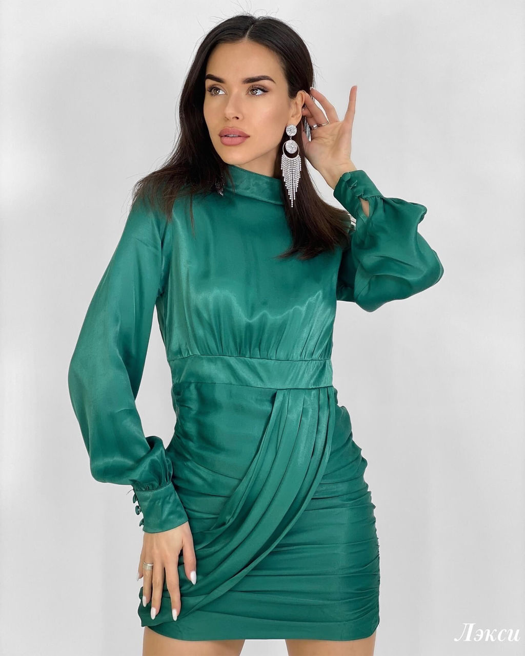 Платье Лэкси (изумрудный) - Nadi bordo фото 2