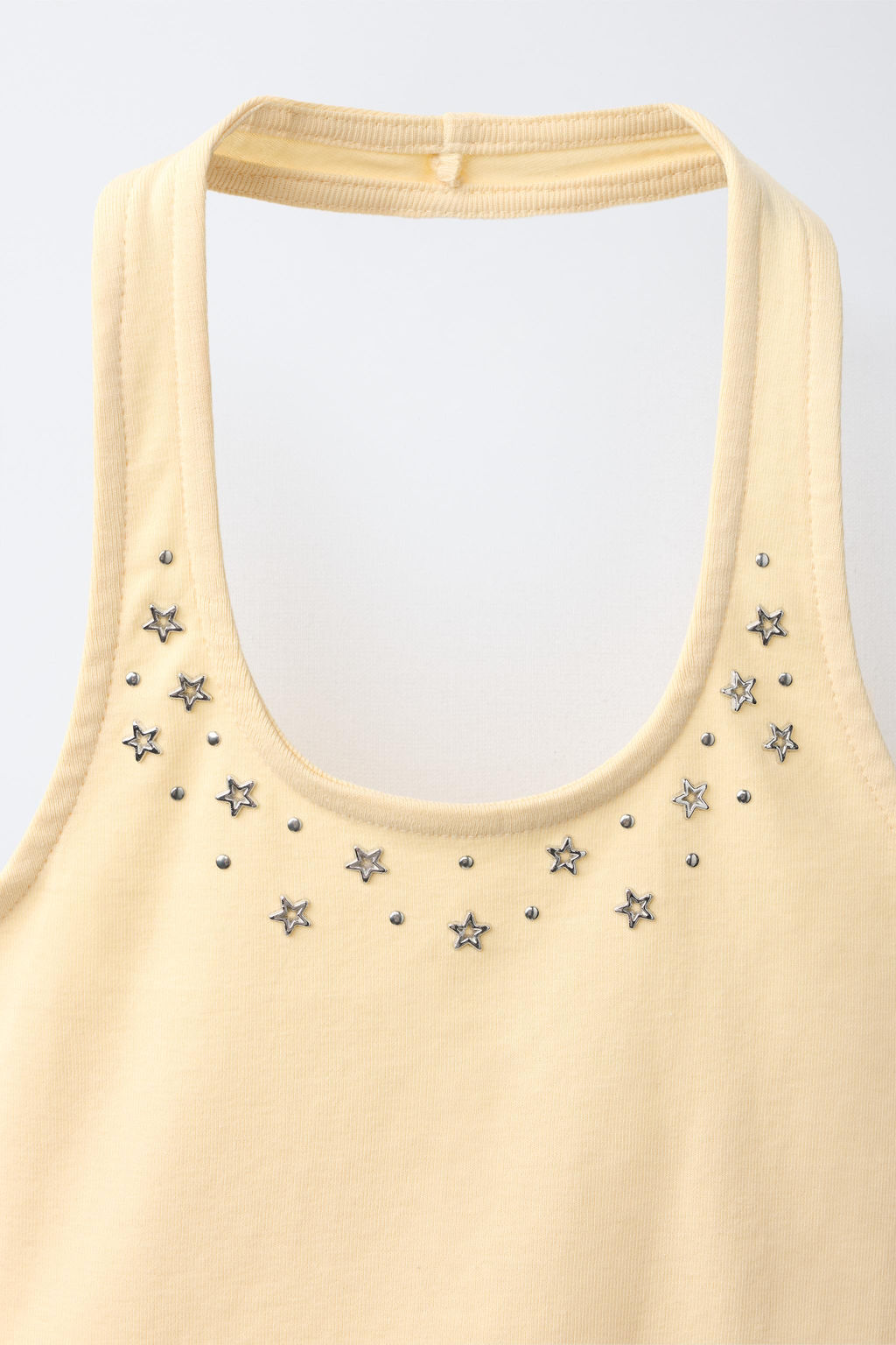 TOP HALTER ESTRELLAS / Amarillo - Zara фото 5