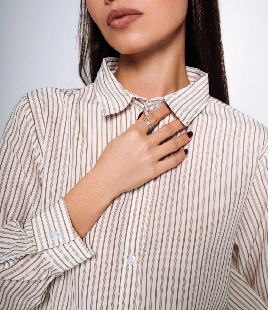 Рубашка #КТ027 (1), бежевый