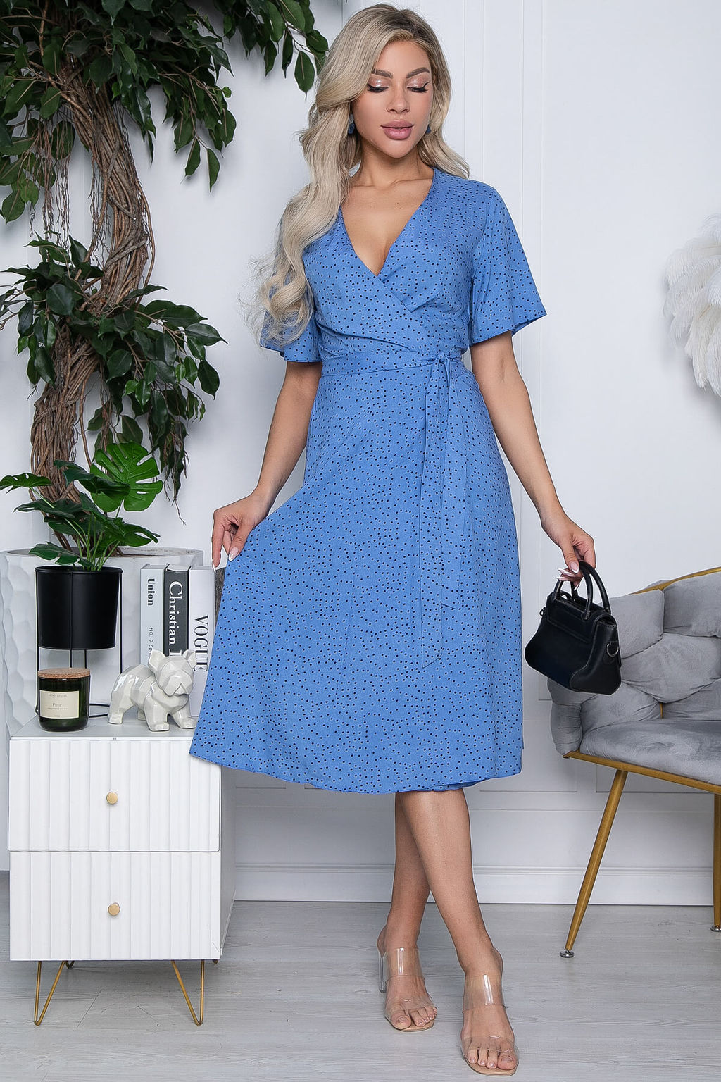 Платье Мода люкс(темно-синее) П10886 - Lt collection фото 10