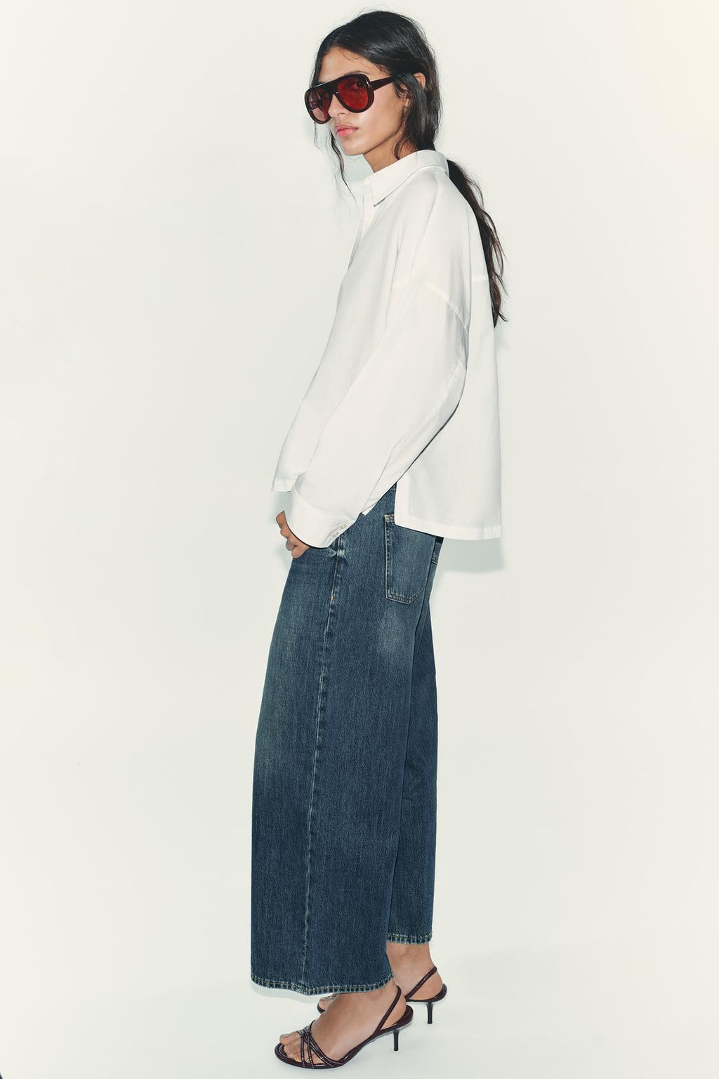 POPLIN SHIRT WITH BUTTONS