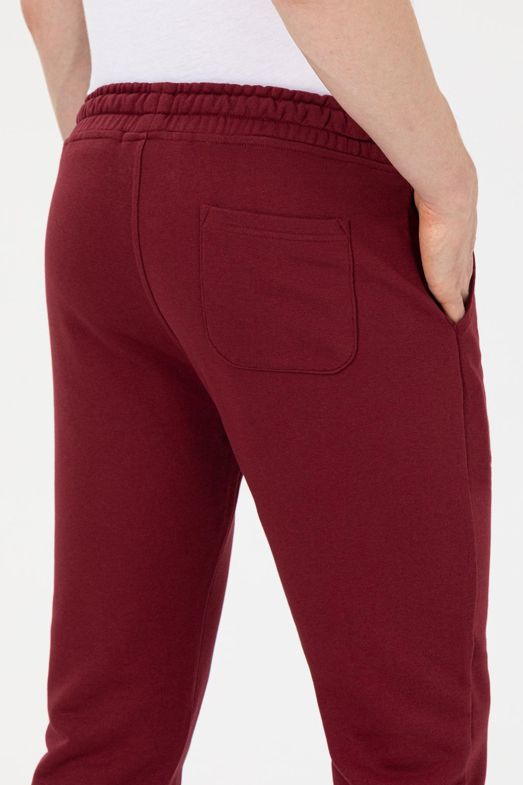 Мужские спортивные штаны вишневого цвета - U.s. polo assn фото 7