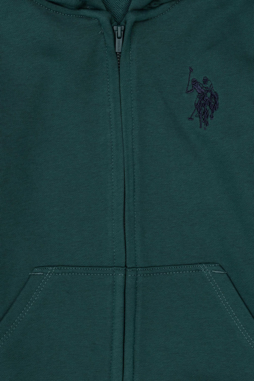 Темно-зеленый базовый свитшот для мальчика Неожиданная скидка в корзине - U.s. polo assn фото 3