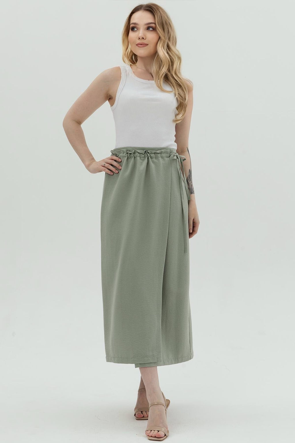 Юбка женская 181/03/Мятный - Rise фото 3