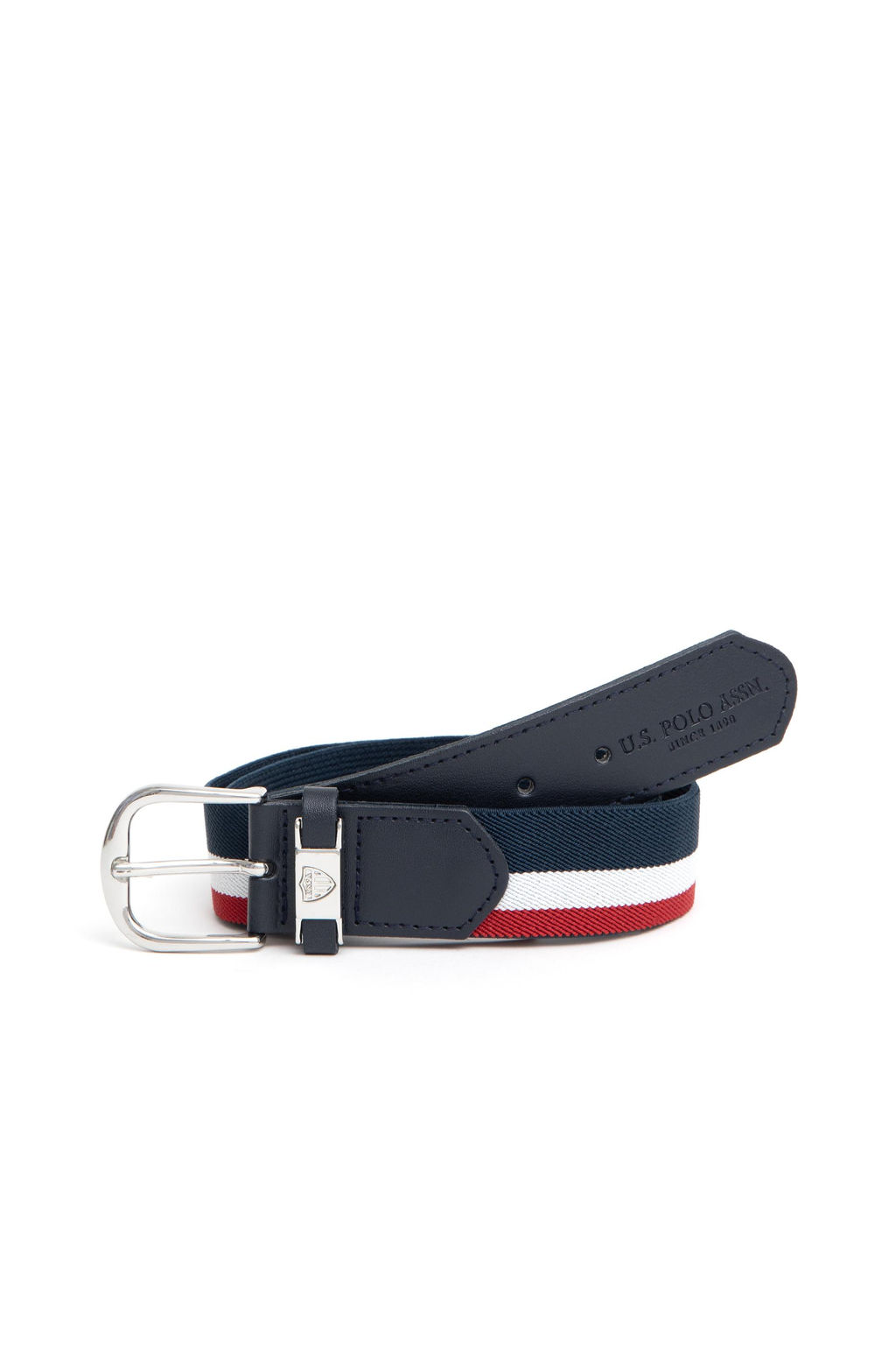 Темно-синий ремень для мальчика - U.s. polo assn фото 3