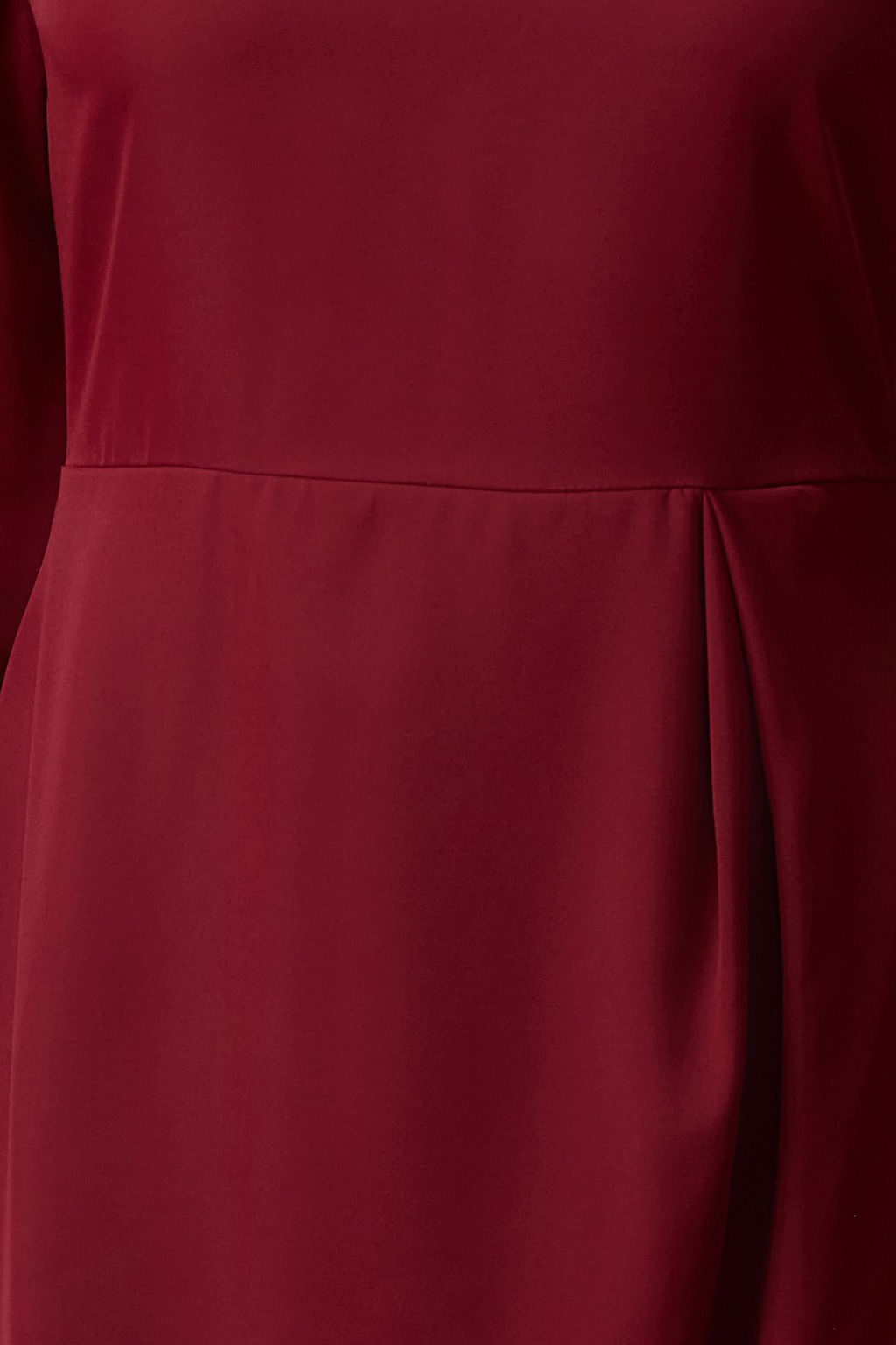 Koyu Visne A Kesim Mini Dokuma Elbise TWOAW25EL00389 - Trendyolmilla фото 3