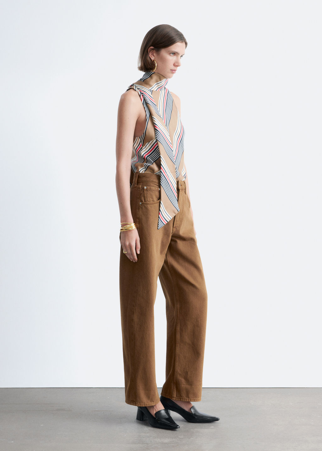 Vaqueros con perneras de barril - H&m фото 13
