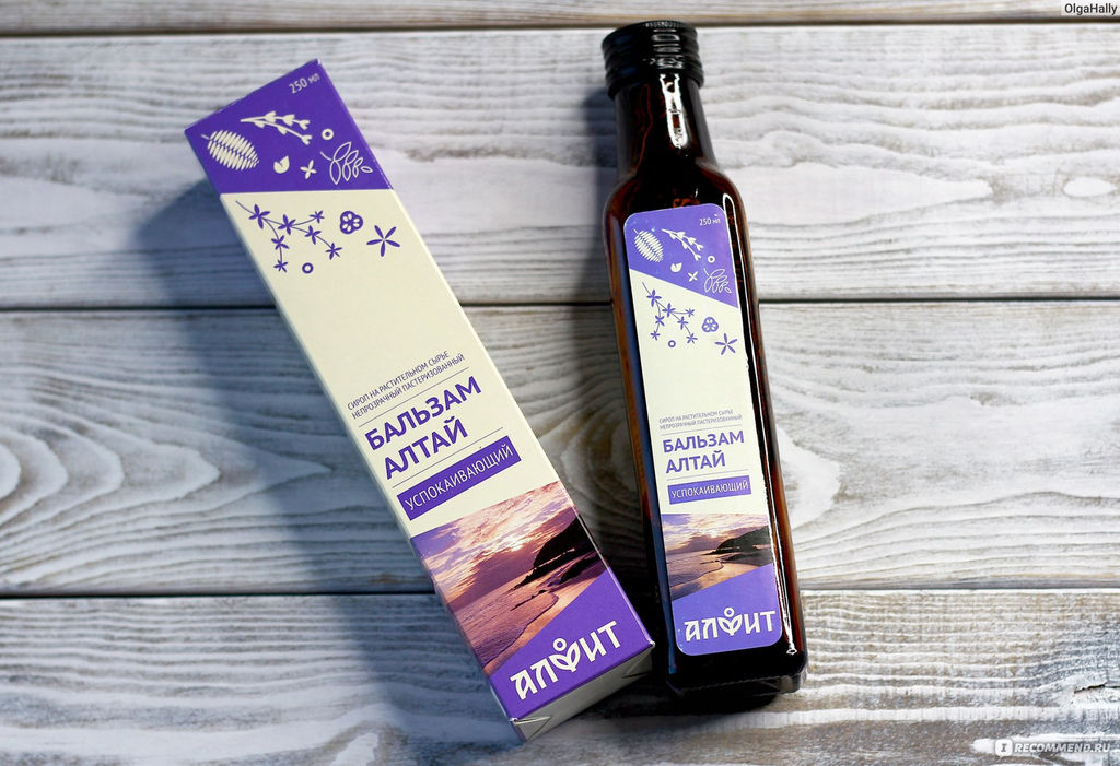 БАД Бальзам Алтай Успокаивающий Алфит 1966  фото 2