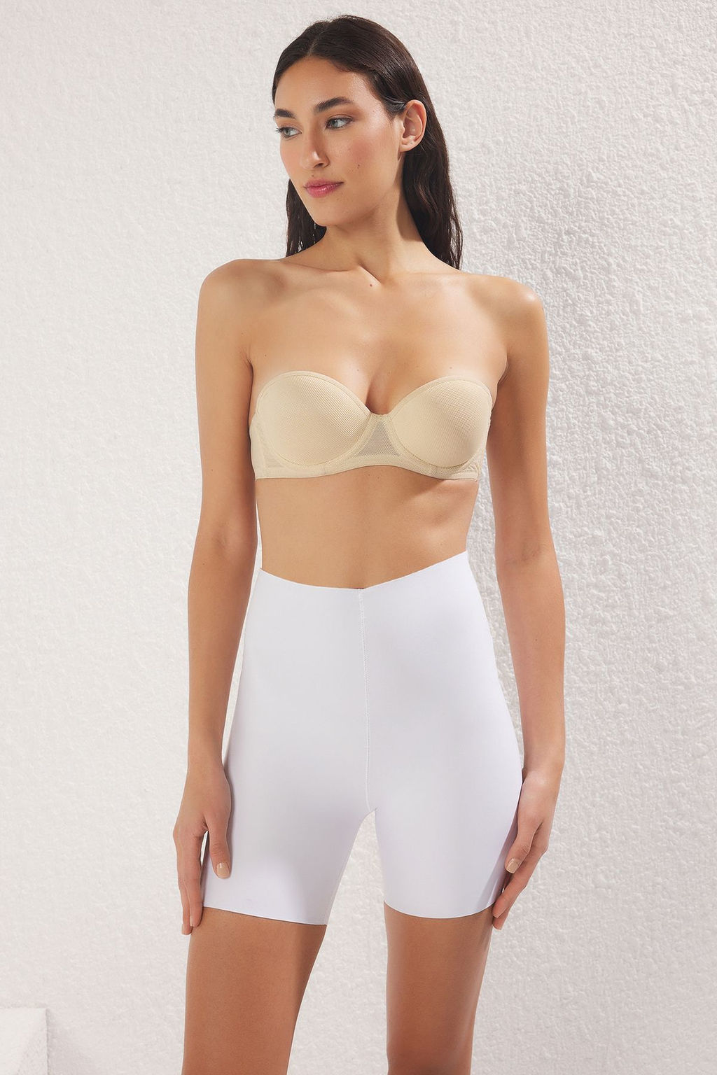 TRENDYOLMILLA Siyah-Ten 2li Paket Micro Yuksel Bel Boxer Orme Kulot THMSS25KU00010 фото 10