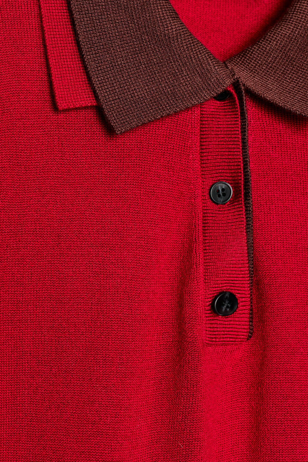 CONTRAST KNIT POLO SHIRT - Zara фото 4