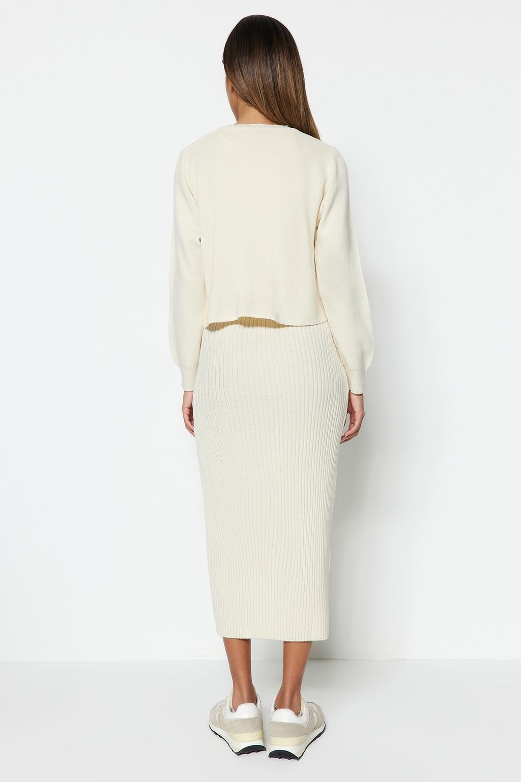 Tas Midi Basic H?rkal? Elbise TWOSS23EL00738