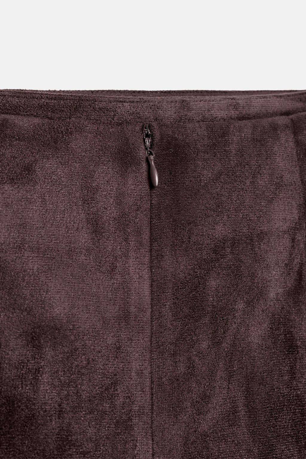 FAUX SUEDE MINI SKIRT WITH BUCKLE - Zara фото 3