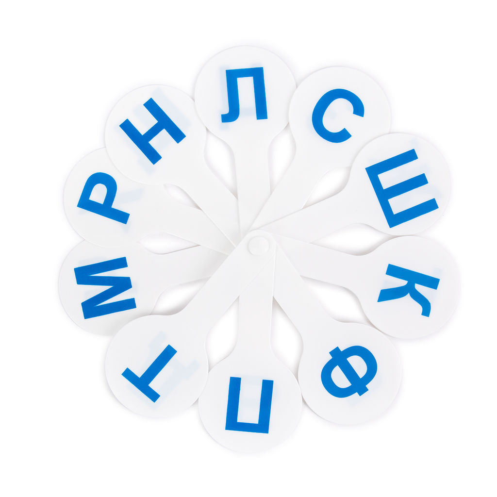 Лео Учись Веер-касса. Согласные буквы LLF-21