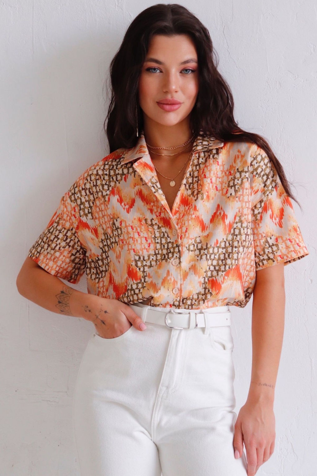 11222 Рубашка с коротким рукавом - Martichelli фото 23