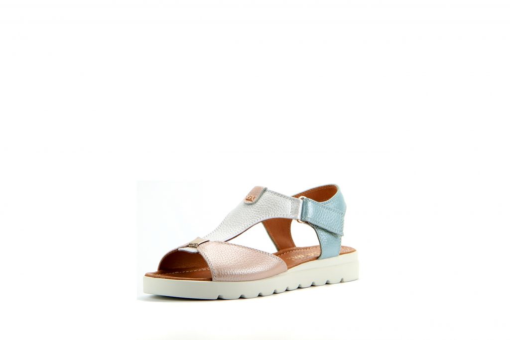 Босоножки EDART 2001.115w.pink+white