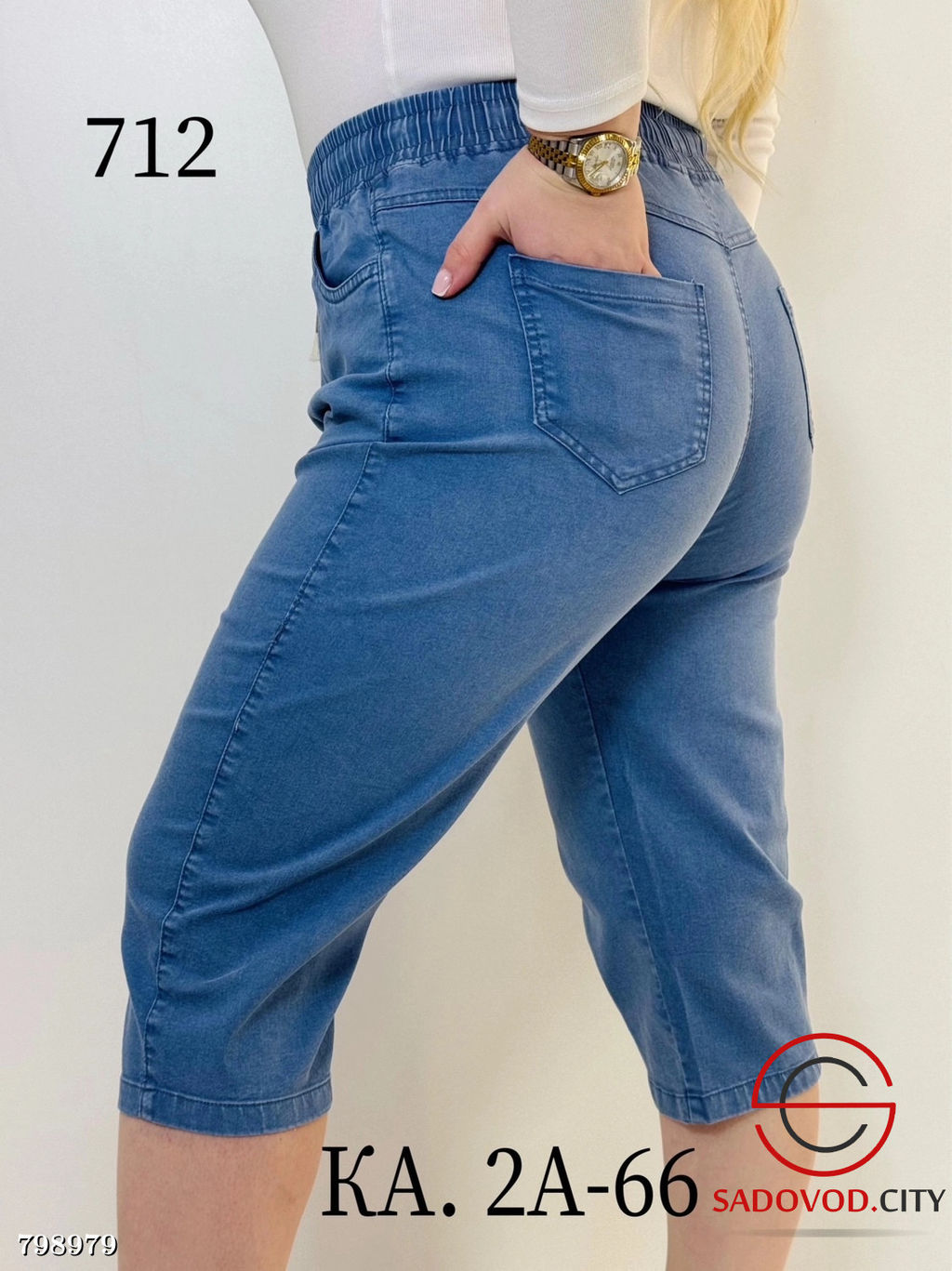 Бриджи из хлопка на резинке - Bruno фото 2