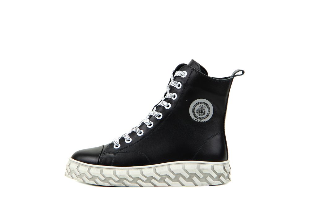 Ботинки EDART 215.icebergw. black/мех