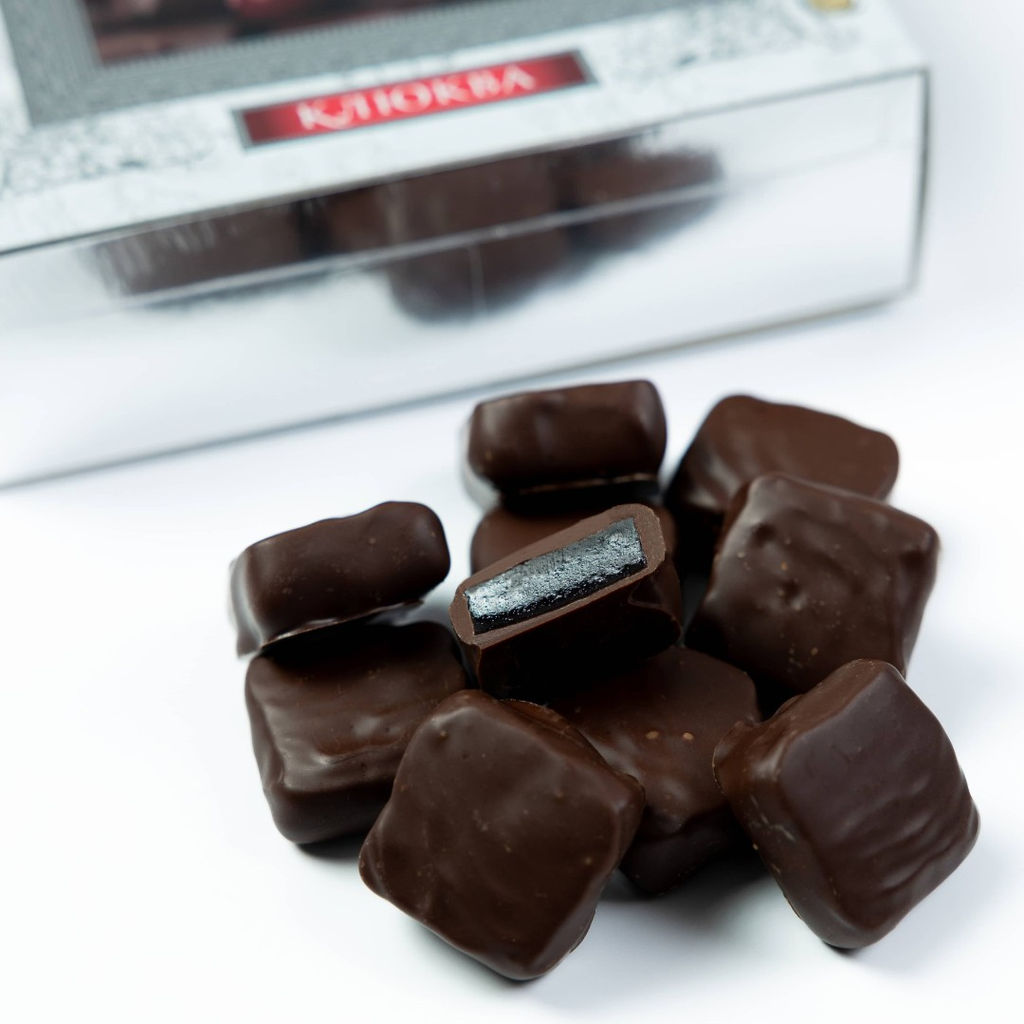 Шоколадные конфеты ЖЕЛЕ & ШОКОЛАД Клюква (Мини) 250 г - Петербургская коллекция фото 2