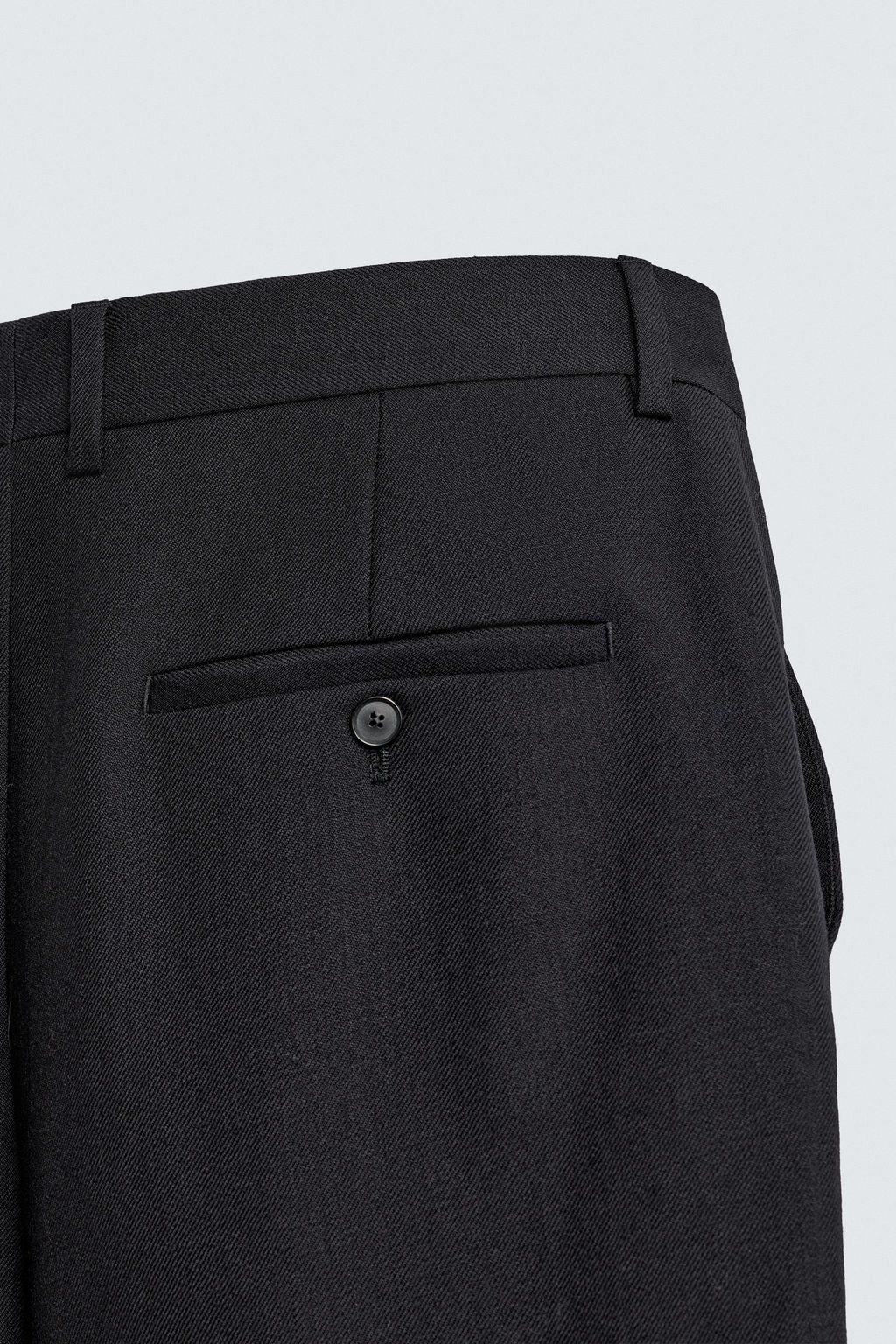 LIMITED EDITION 100% WOOL STRAIGHT-LEG TROUSERS - Zara фото 9