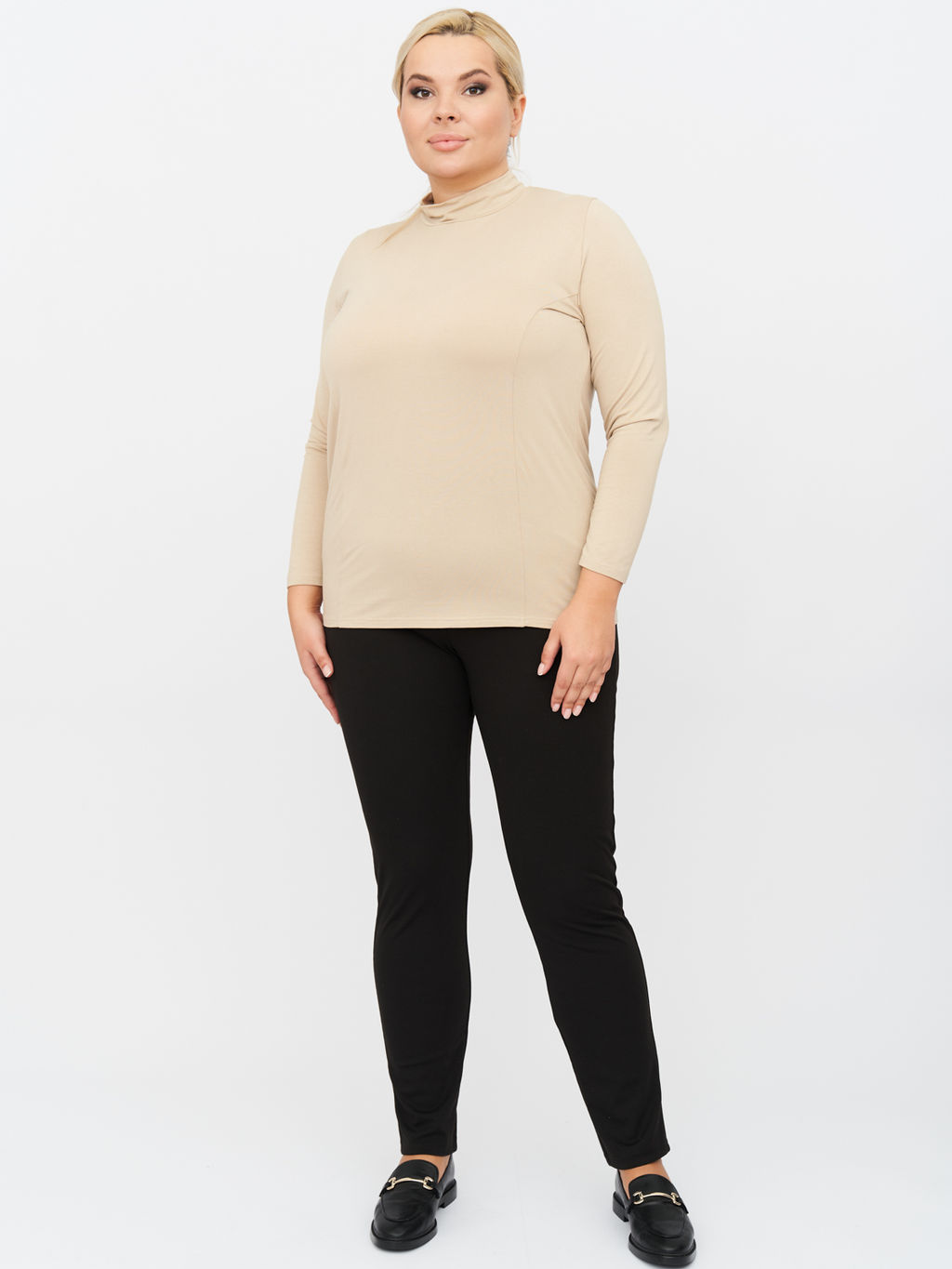 Брюки из плотного трикотажа BB13606BLK01