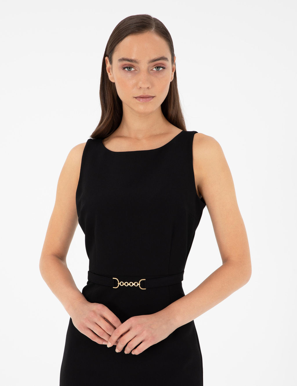Siyah Slim Fit Dokuma Elbise - Pierre cardin фото 2