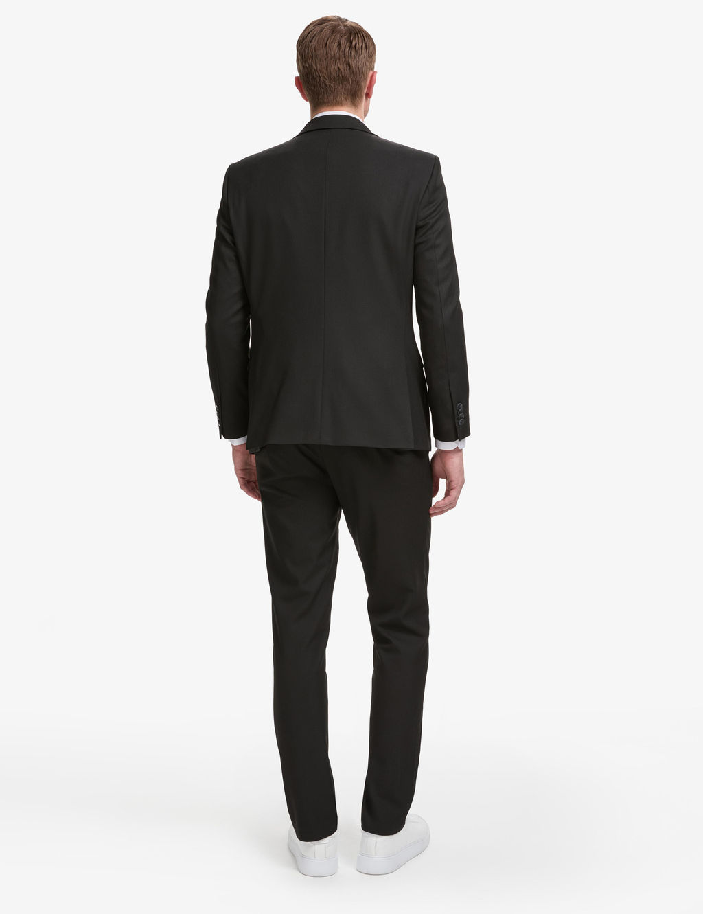 Siyah Slim Fit Tak_m Elbise
