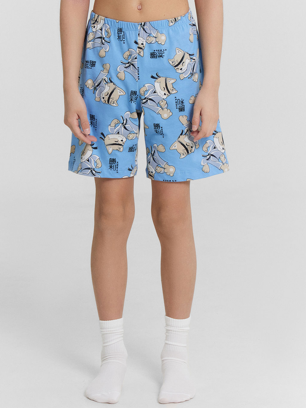 Комплект домашний для мальчиков голубой с принтом - Mark formelle фото 4