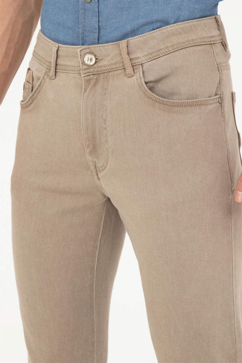 U. S. Polo Assn / Мужские коричневые джинсовые брюки - U.s. polo assn фото 6